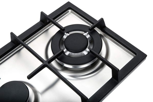 K&H® Domino Edelstahl Gaskochfeld Wok Brenner Erdgas 2Z-KHSSW - Kitchen &  Home