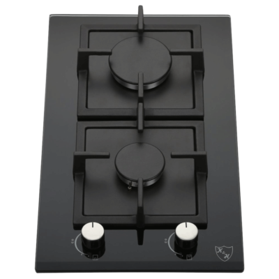 Produktbild von K&H Domino 2 Zonen Glas Gaskochfeld 30cm Wok Brenner Erdgas Autark Eigebaut 2z Mkg W Gaskochfeld 294 Mm Breit 2 Kochfelder 89893023