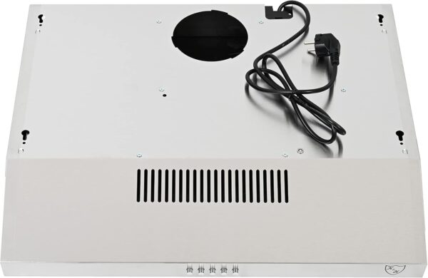 K&H® 60cm Dunstabzugshaube, Unterbauhaube, LED, 350 m³/h, Energieklasse D, Metall-Fettfilter Doppelmotor UH01-60CS-DM – Bild 6