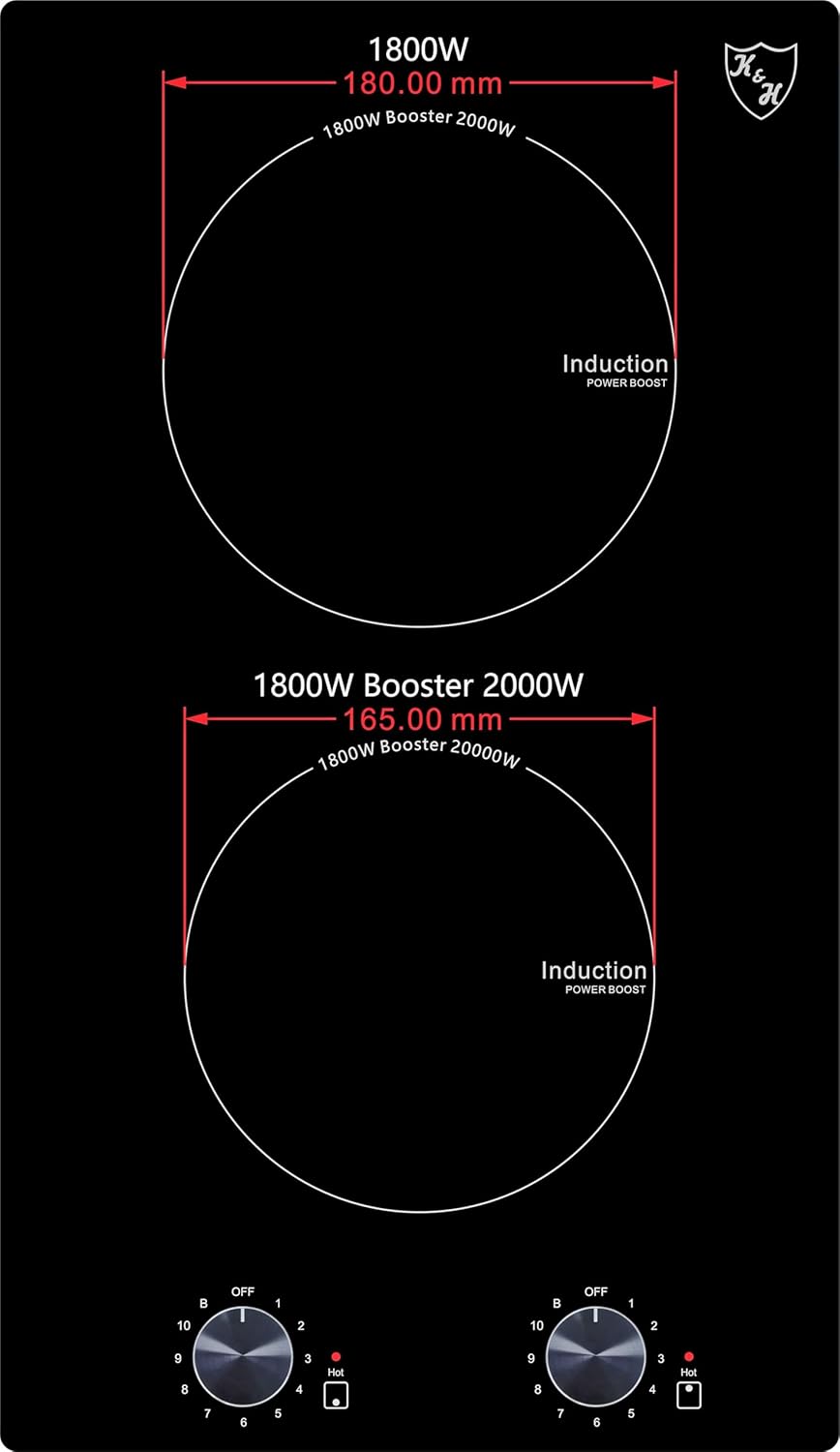 K&H Induktionskochfeld Domino 30KB-IN3400 – Bild 4
