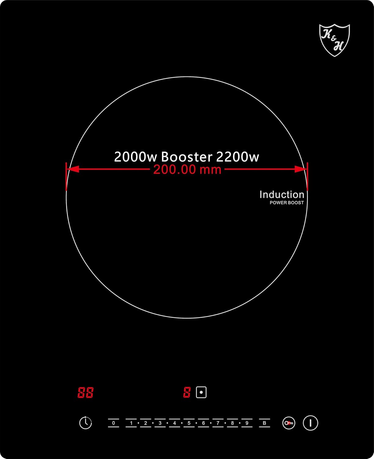 K&H Induktionskochfeld INS-2401X – Bild 4