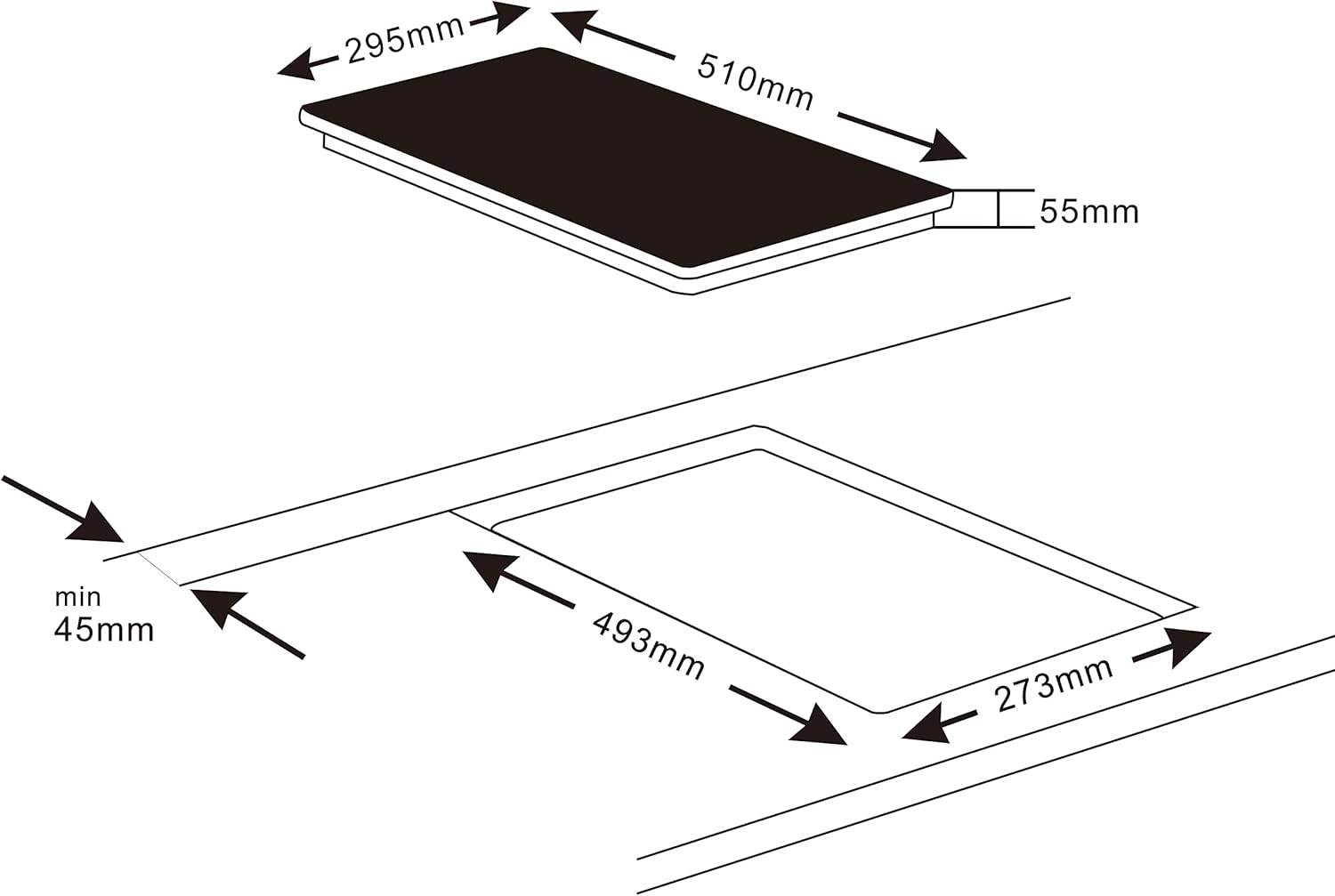 K&H Induktionskochfeld Domino 30KB-IN3400 – Bild 3