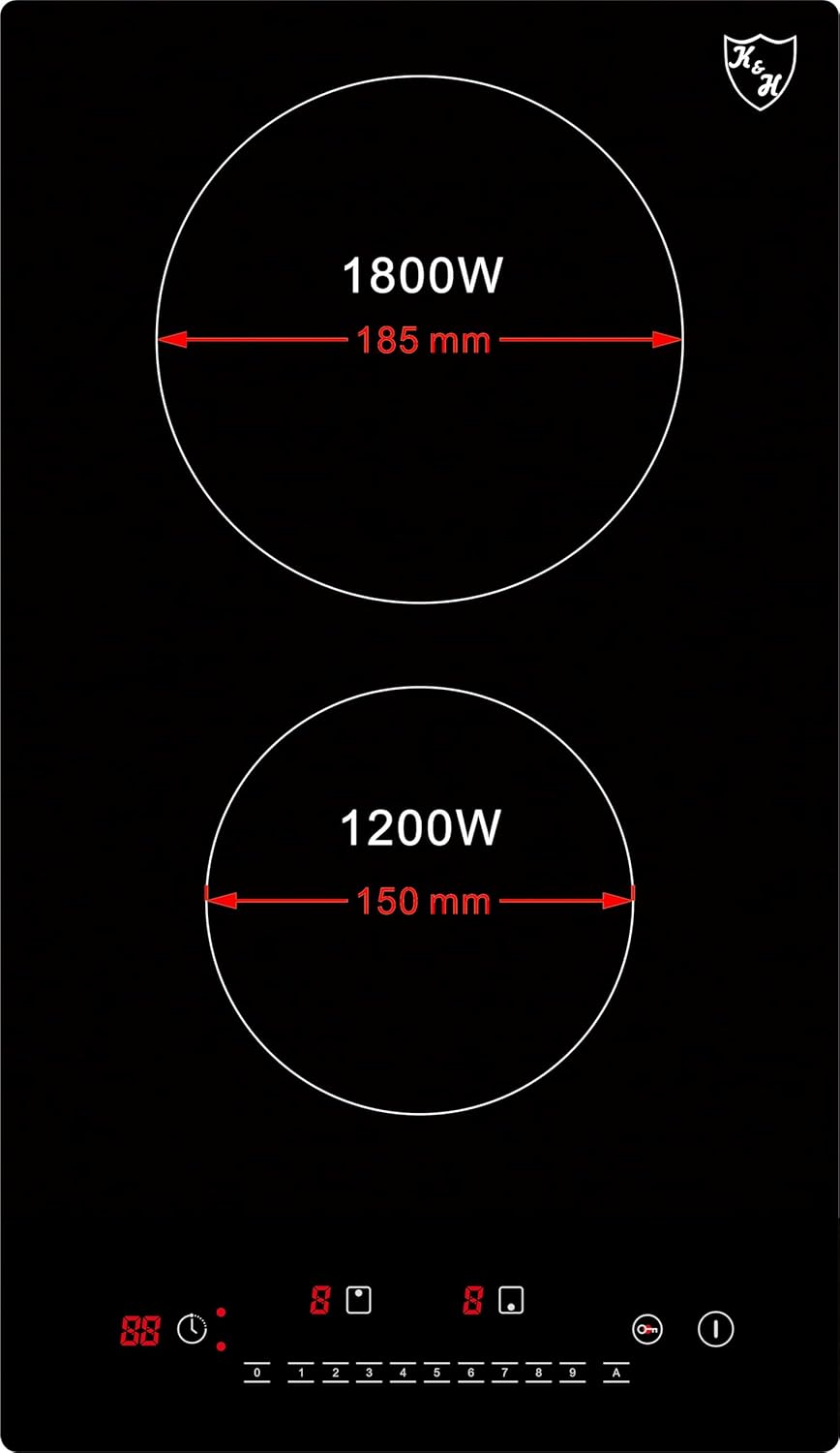 K&H Domino Glaskeramikkochfeld VC-3002 – Bild 5