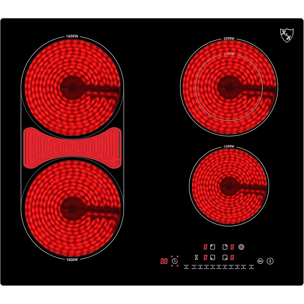 K&H Glaskeramikkochfeld NCD-7207D