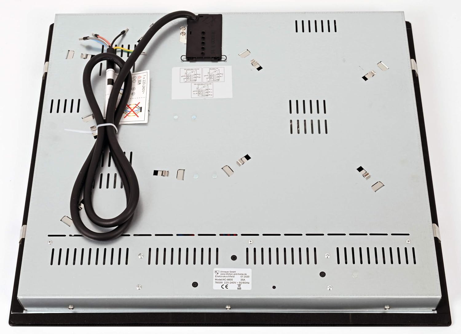 K&H 3 Zonen Glaskeramikkochfeld 59cm Elektro Autark rahmenlos NC-6605 – Bild 6